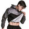 HOTSUIT Sauna Suit for Men Sweat Sauna Jacket Pant Gym Workout Sweat Suits, Gray, 4XL