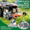 15°-45° Adjustable Lawn Mower Blade Sharpener and Blade Balancer Kit , Black