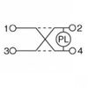 Panasonic WN5054H Embedded Hotaru Switch E 4 Way with Name Gray