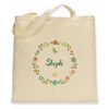 Make It Love It Sell It - Floral Steph - Canvas Tote Bag, Single Sided