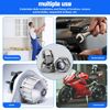 M5 Nylock Nuts - Stainless Steel Hex Lock Nuts, Self-locking, DIN 985 Assortment (64 Pcs)