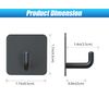 Zhyraze Emergency Fire Blanket Hooks for Fire Blankets, Black - 1 Pack