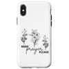 More Prayer Please Christian Gift Case for iPhone X/XS