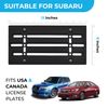 Front Bumper License Plate Bracket for Subaru + 6 Secure Screws & Wrench Kit