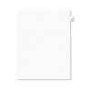 Avery 01402 Exhibit Side Tab Divider, Printed: B, Letter Size, White, 25/Pack