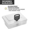 10 x Köderbox für Mäusegift I Extrem sichere und effektive Köderstationen für Giftköder I Transparente Mäuseköderbox für Mäuse I Maus, Wühlmaus, Feldmaus vertreiben
