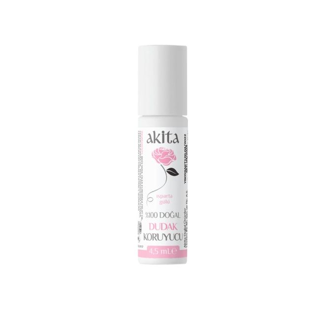 Akita% 100 Doğal Ruj (Lip Balm) Gül 4.5mL