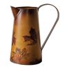 Metal Pitcher Fall Leaves By Manual Woodworkers & Weavers