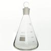 Rocwing Borosilicate 3.3 Glass Graduated Conical Erlenmeyer Flask with Stop (1000ml)