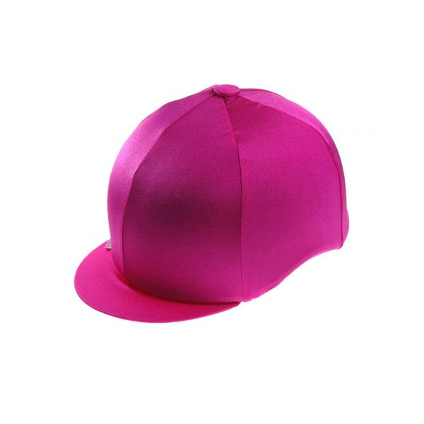 Capz Plain Lycra Cap Cover Black - Black, Standard