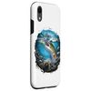 Hülle für iPhone XR Hecht mit Hechtköder Spinnerbait Zeichnung