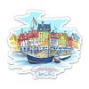 Copenhagen Denmark - 12" Vinyl Sticker Waterproof Decal