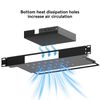 YQMRCZRF Mini Rack Mount for Dell OptiPlex Micro Form Factor Case，1U Hinged Server Rack Shelf for 19-inch Cabinet or Rack