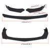 FOR CAMRY Corolla XLE LE 2000-2022 Front Bumper Lip Spoiler Splitters Kit