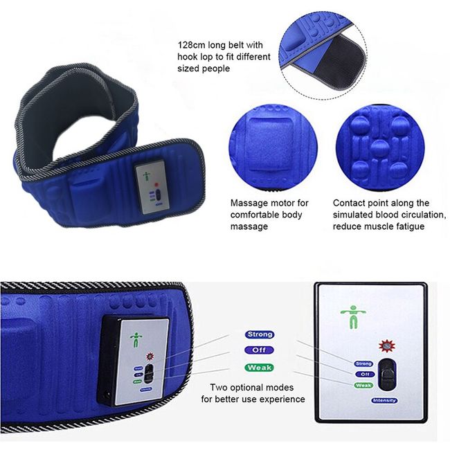 Massage Muscle Stimulator Slimming Belt Back Massager Electric