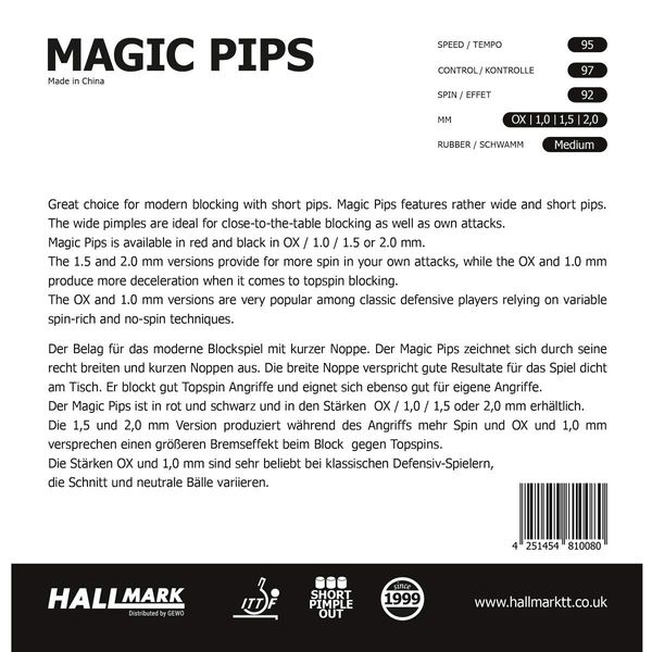 Hallmark Magic Pips Flooring, red