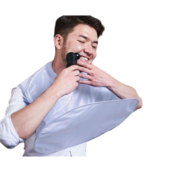Namvo Bartschürze Cape Catcher, Bartlätzchen Haare Nylon Bart Trimmen Rasierschürze für Männer