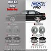 Rear Brake Kit Rotors + Ceramic Pads for Kia Optima 2011-2016