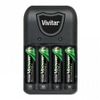 Vivitar AA/AAA Battery Charger With 4 AAA Batteries - VIV-BC-172