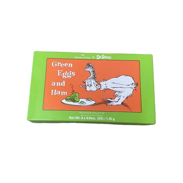 I Heart Revolution Dr Seuss Green Eggs And Ham Eyeshadow Palette 8 X 0.04 Oz