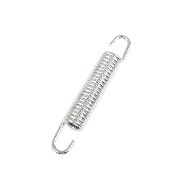 Hihaha Motorcycle Silver Tone Side Stands Bracket Kickstand Return Spring Durable Material