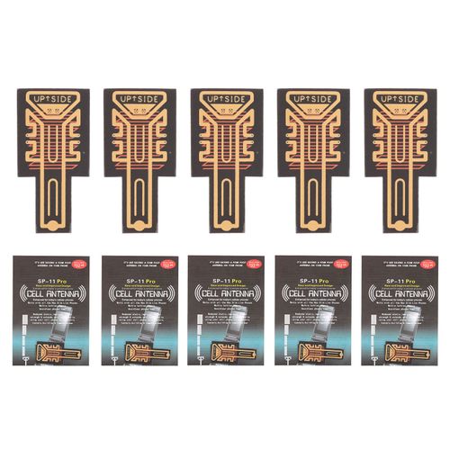 Pack of 5 Phone Signal Booster Stickers, Mobile Antenna Signal Booster Amplifier, Sticker to Improve Mobile Phone Signal.
