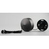 Taps2Traps™ Matt Black Bathroom Light Pull Switch With Black Cord & Toggle 2 Way 6A