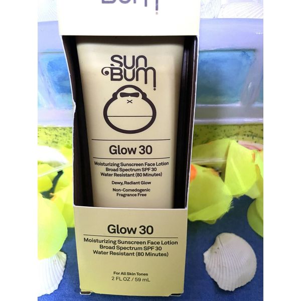 Sun Bum GLOW 30 MOISTURIZING SUNSCREEN Face Lotion, 2 oz. Exp. 11/24