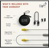 Elgin Ruckus Wireless Bluetooth Earplug Headphones 25 dB Noise Reduction Ear ...