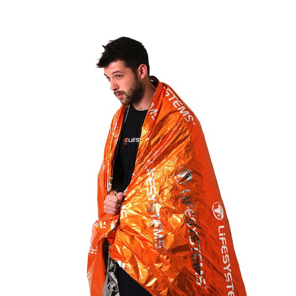 Lifesystems Emergency Silver Foil Thermal Blanket For Hiking, Mountaineering And Outdoor Survival