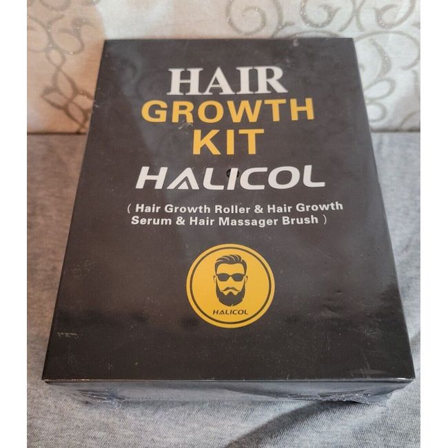 Hair Growth Kit Roller Serum New Sealed Halicol