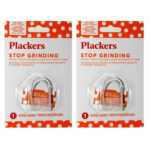 Plackers Stop Grinding Dental Night Protector, Pack of 2