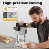 Mini Drill Press Precision Benchtop Drilling Machine, DIY Mini Drill Press for Bench Drilling Machine Variable Speed Drilling Chuck