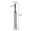 1/8" Cutting Diameter X 1/4" Shank Straight Flute Router Bit