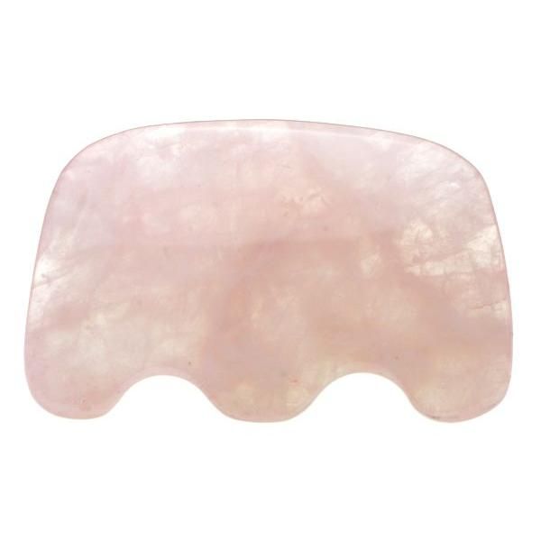 Guasha Plate, Stone, Guasha Massage Stone, M Type, Rose Quartz, Natural Stone, Power Stone