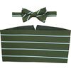 The Green Howards Regimental Cummerbund Set (Includes Bow Tie & Hanky)