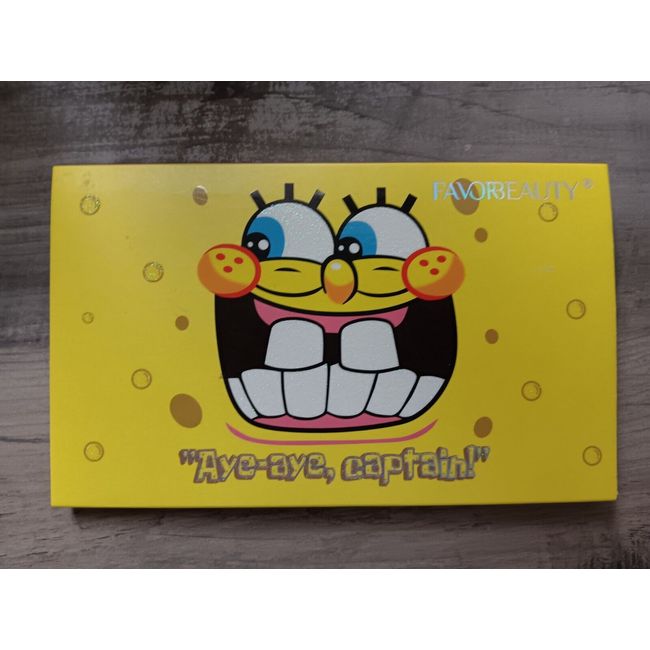 Spongbob "AYE AYE Caption" Favorbeauty Makeup With 18 Colors