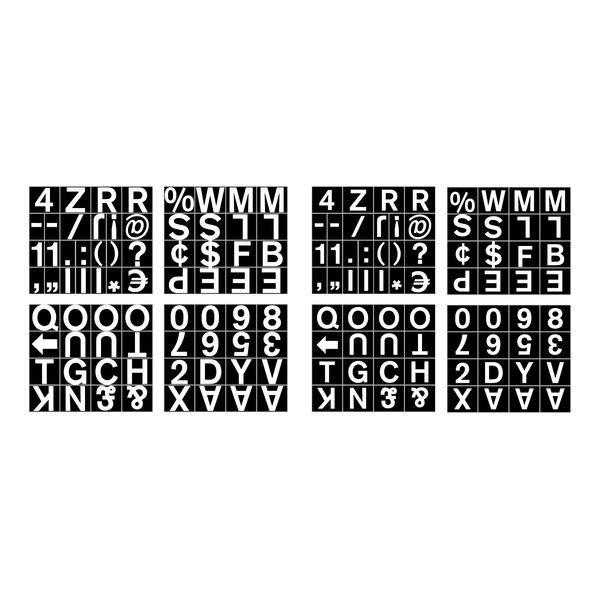 Bi-Silque CAR0702 Magnetic Interchangeable Bi-Office Letters