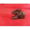 Soapstone Hand Carved Rabbit 2.75 Inches W"