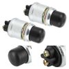 2Pcs Horn Engine Start Switch Boat Start Switch SPST Push Button Starter 50A 12V Fit for Car Boat