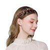 Double Bangs Hairstyle Hairpin, 2pcs Hairpin Headbands, Twist and Clip Headband/Korean Braided Headband/Hairpin Hair Band/DIY Hairband Non-slip/Double Layer Twist Plait Headband for Women Girls