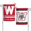 Wisconsin Badgers 2-Sided Garden Flags, 12.5" x 18"