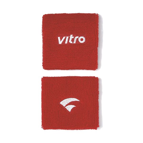 Vitro Sport Wristband WB-51837 2pcs, Red