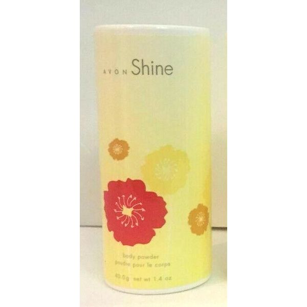 Avon Shine Perfumed Talc Body Powder 1.4oz New