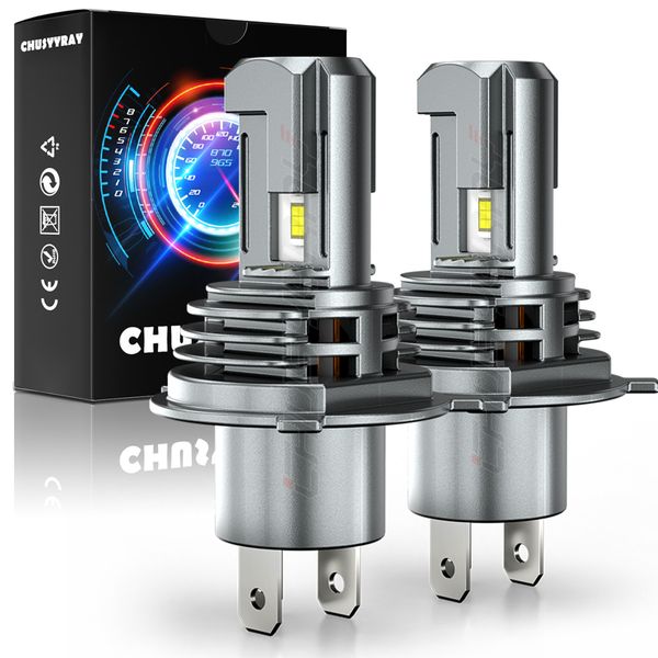 For Motorcycle H4 LED Hi/Lo Bulb Light Beam Front Super Bright Headlight M5