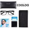 COOLOO Blue Light Blocking Glasses, Gaming Computer Glasses Anti Glare Headache Eyes Strain Glasses with Blue Light Filter, Super Light Weight Fashion Accessories Unisex for Women Men