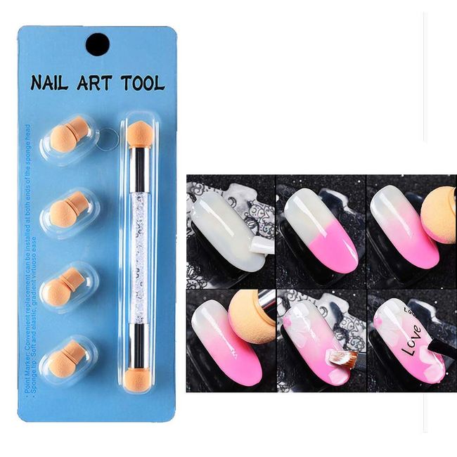 Gradient Nail Art Brushes Set for Nail Design