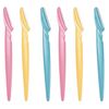 Eyebrow Razor, Exfoliating Tool, Women's Razor, Safety Cap Included, Dermaplaning Kit, Face Neck Shaver, Eyebrow Trimmer Brow Razors Fuzz Remover for Women (6 Pack) by TradeProvider®