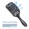 Vinabo Hair Brush, Hair Brush without Pulling, Detangling Brush, Suitable for Curls & Long Hair Hair Hair Brush for Wet and Dry Hair, Detangling Massage Brush for Women/Men/Children