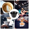 Sourcing Map 2 Pcs 304 Stainless Steel Espresso Measuring Cup, Black
